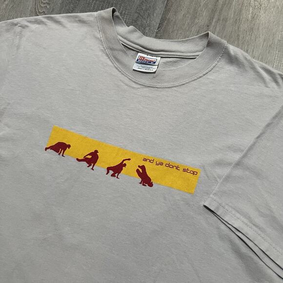 VTG Warren G And Ya Don't Stop Grey Hip Hop Breakdancing Razorfish B Boy Shirt - Picture 3 of 5